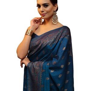 Kanjivaram Silk Saree Pure Silk with Blouse